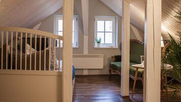 Design Apartment, 1 Bedroom, Non Smoking, City View | Premium bedding, down comforters, individually decorated