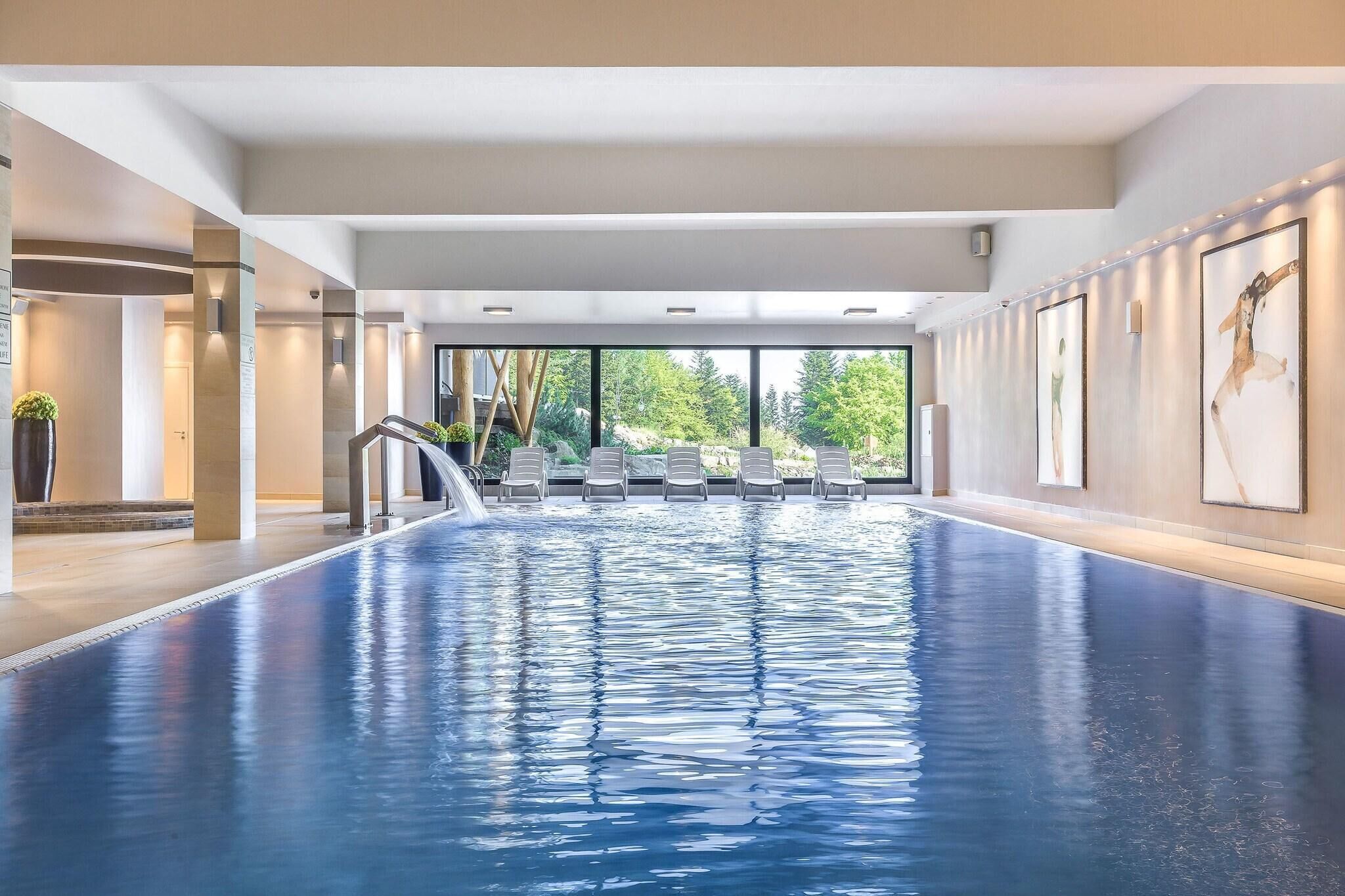 Indoor pool, outdoor pool