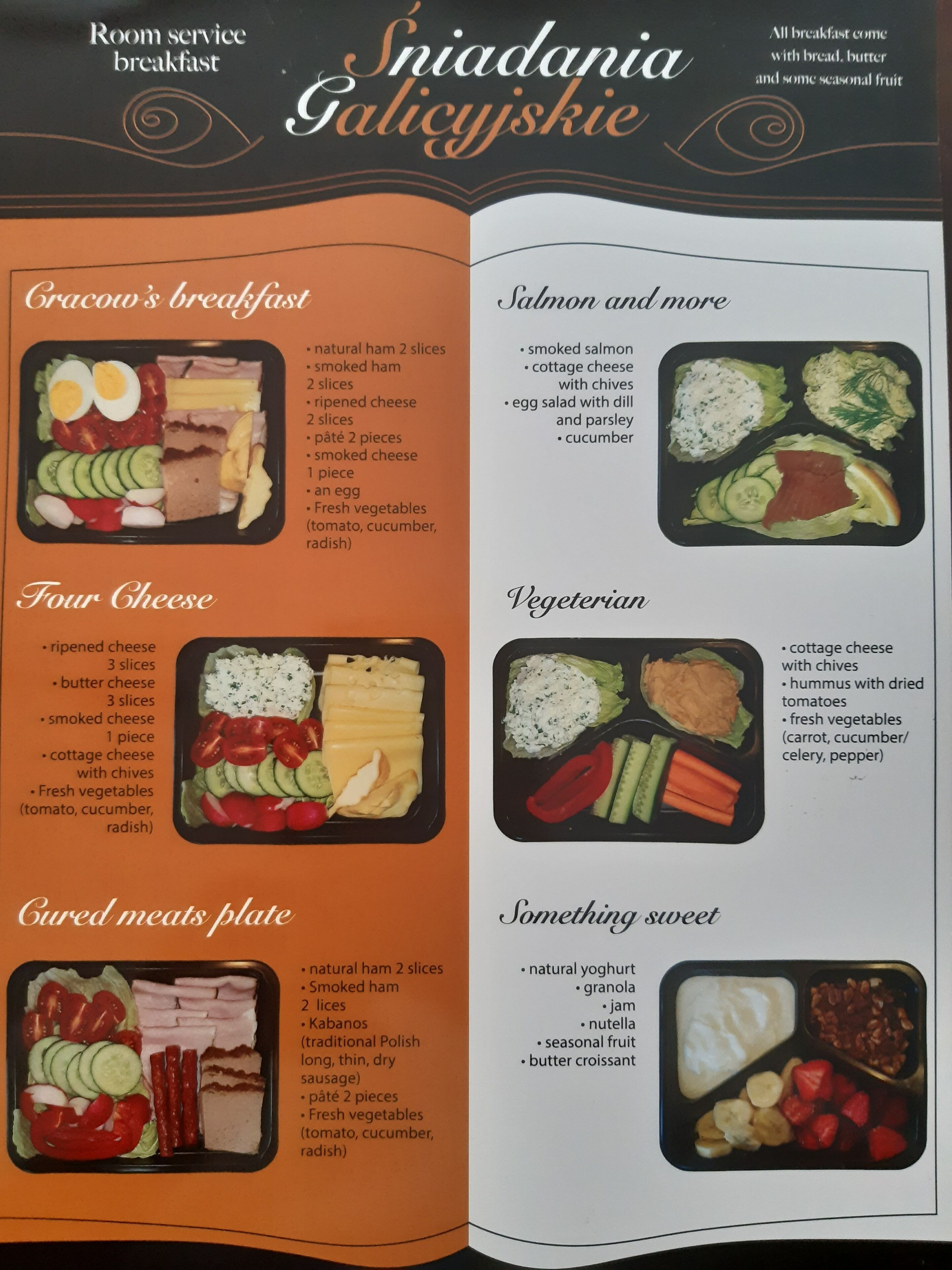 daily to-go breakfast (pln 20 per person)