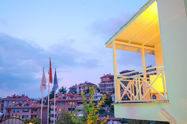 Façade de l’hébergement