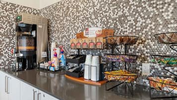 Free daily on-the-go breakfast