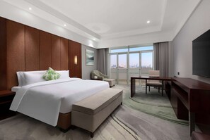 Chambre Deluxe, 1 très grand lit, non-fumeur, vue sur le jardin