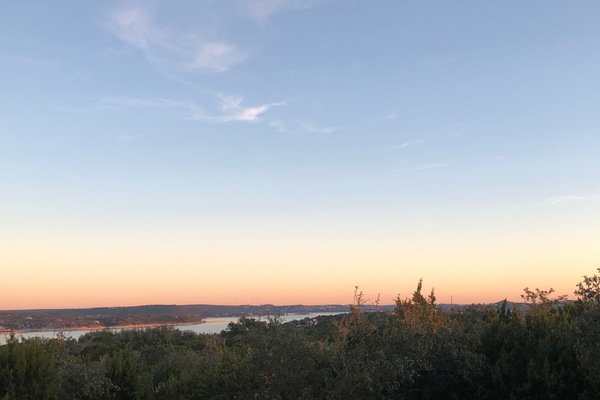 Blick von der Unterkunft