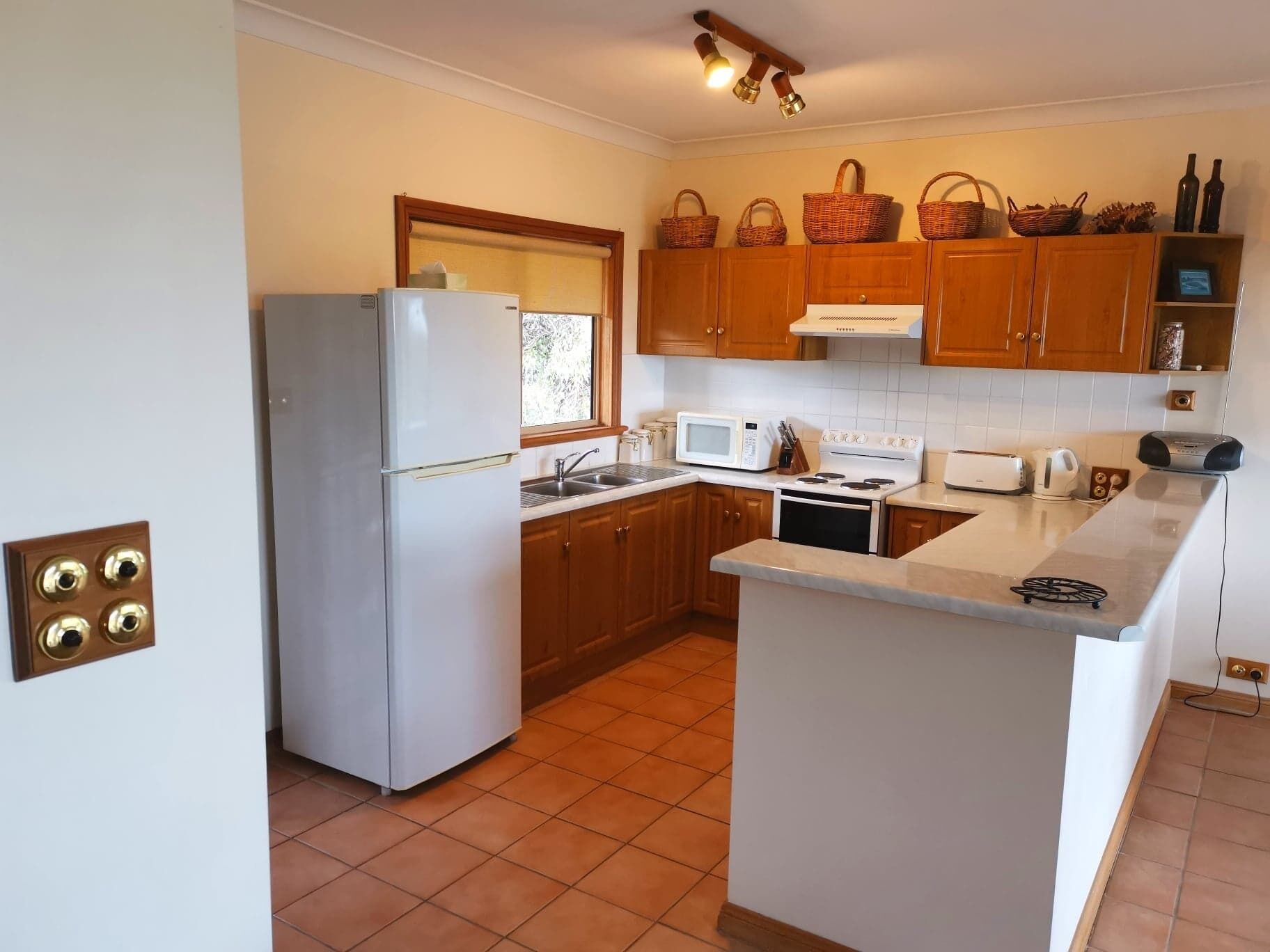 Innes National Park is just footsteps away from this perfectly located property