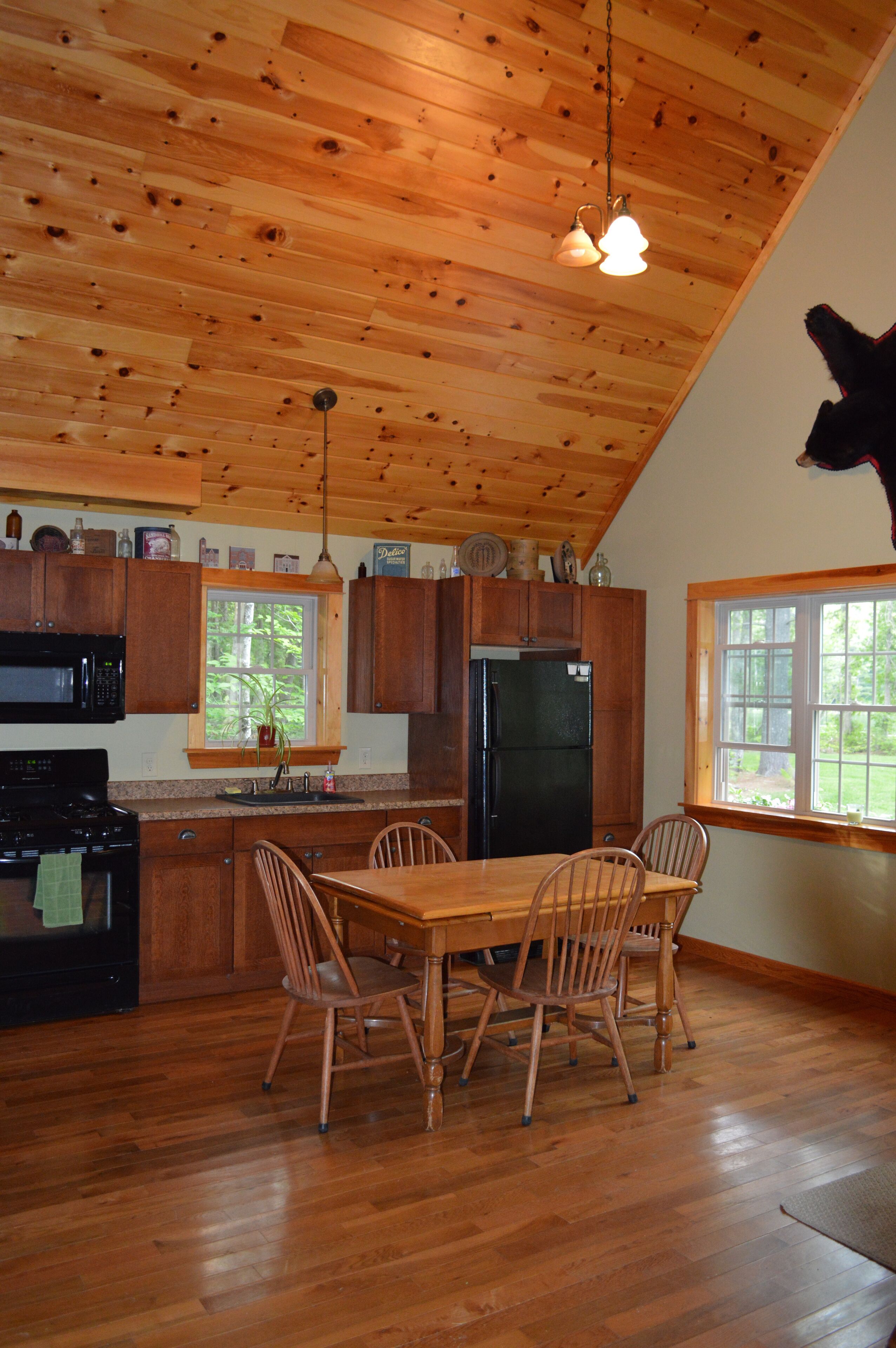 Newly constructed waterfront cabin with bluff views