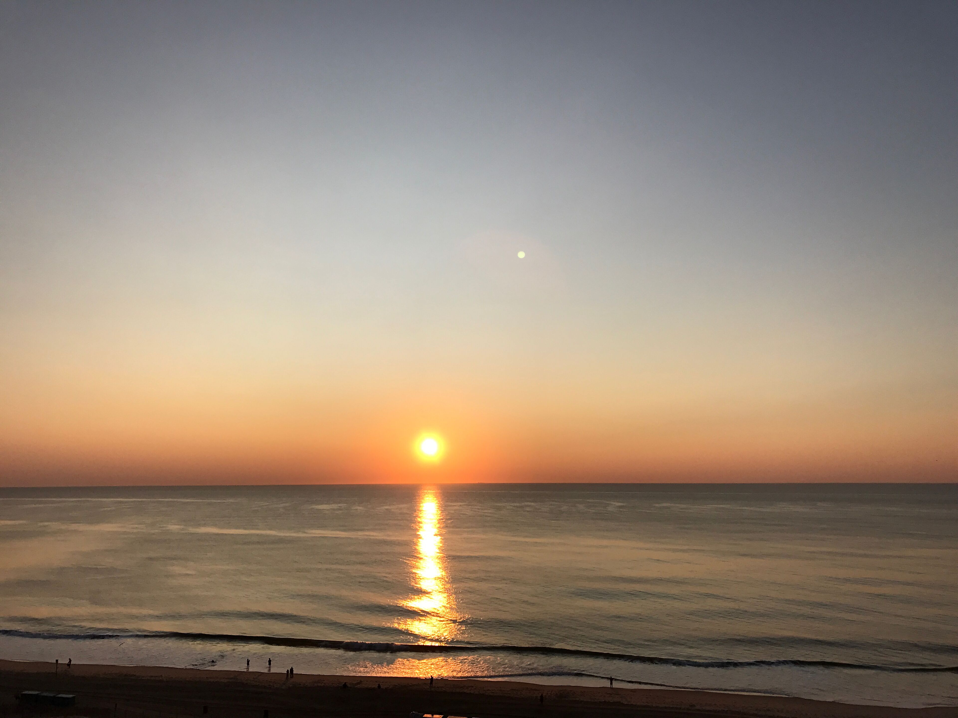 Sunrise from the oceanfront balcony
