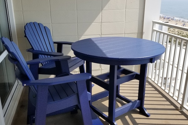July 2024: New oceanfront balcony furniture