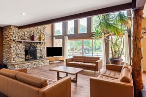 TV connectée, cheminée, baby-foot, table de tennis de table