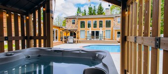 Amazing Luxury Estate sydÀmessÀ Poconos kanssa yksityinen lÀmmitetty uima-allas ja poreallas