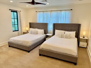 5 dormitorios, tabla de planchar con plancha, wifi y ropa de cama