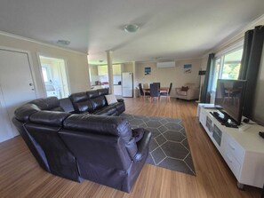 Smart TV, video games, DVD player, books