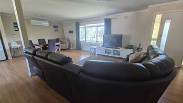 Smart TV, video games, DVD player, books