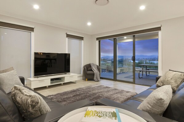 Smart TV, video game console, DVD player, books