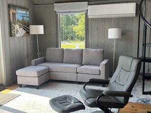 Tv, pejs, dvd-afspiller, bøger