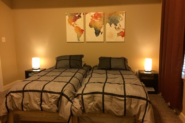 2 Schlafzimmer, Reisekinderbett, kostenloses WLAN, Bettwäsche