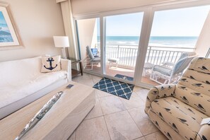Interior - Oceanfront 2BR Condo w/ Balcony at Paradise Beach Club, Unit 334 (Satellite Beach)