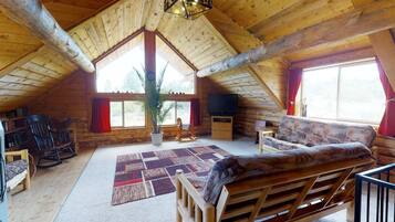 Télévision, cheminée