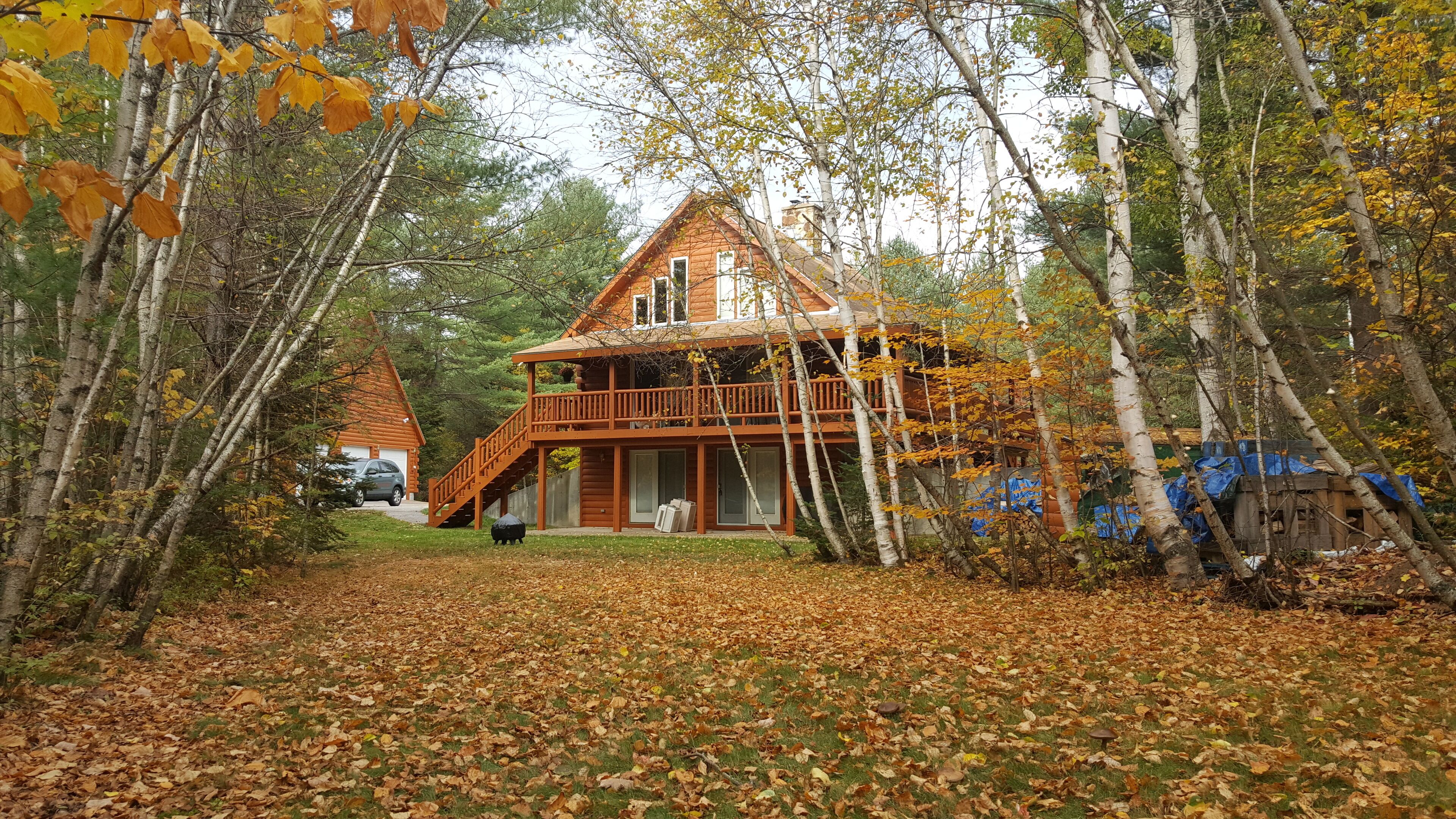  Modern log home,  heart of White Mtns, Twin Mtn, 7 mins to Bretton Woods, pets+