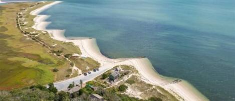 Beach nearby, sun-loungers
