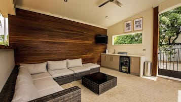 Smart TV, toys, books, music library