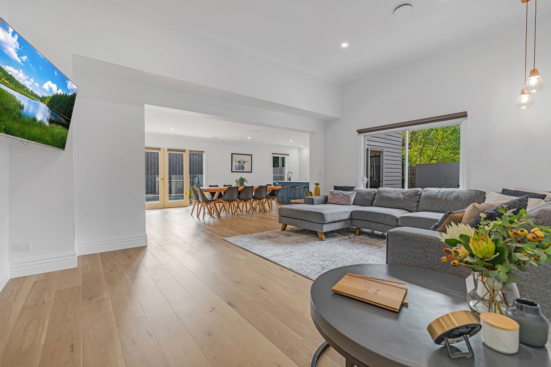 Smart TV, toys, books, music library