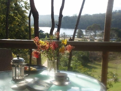 Riverbed on the water