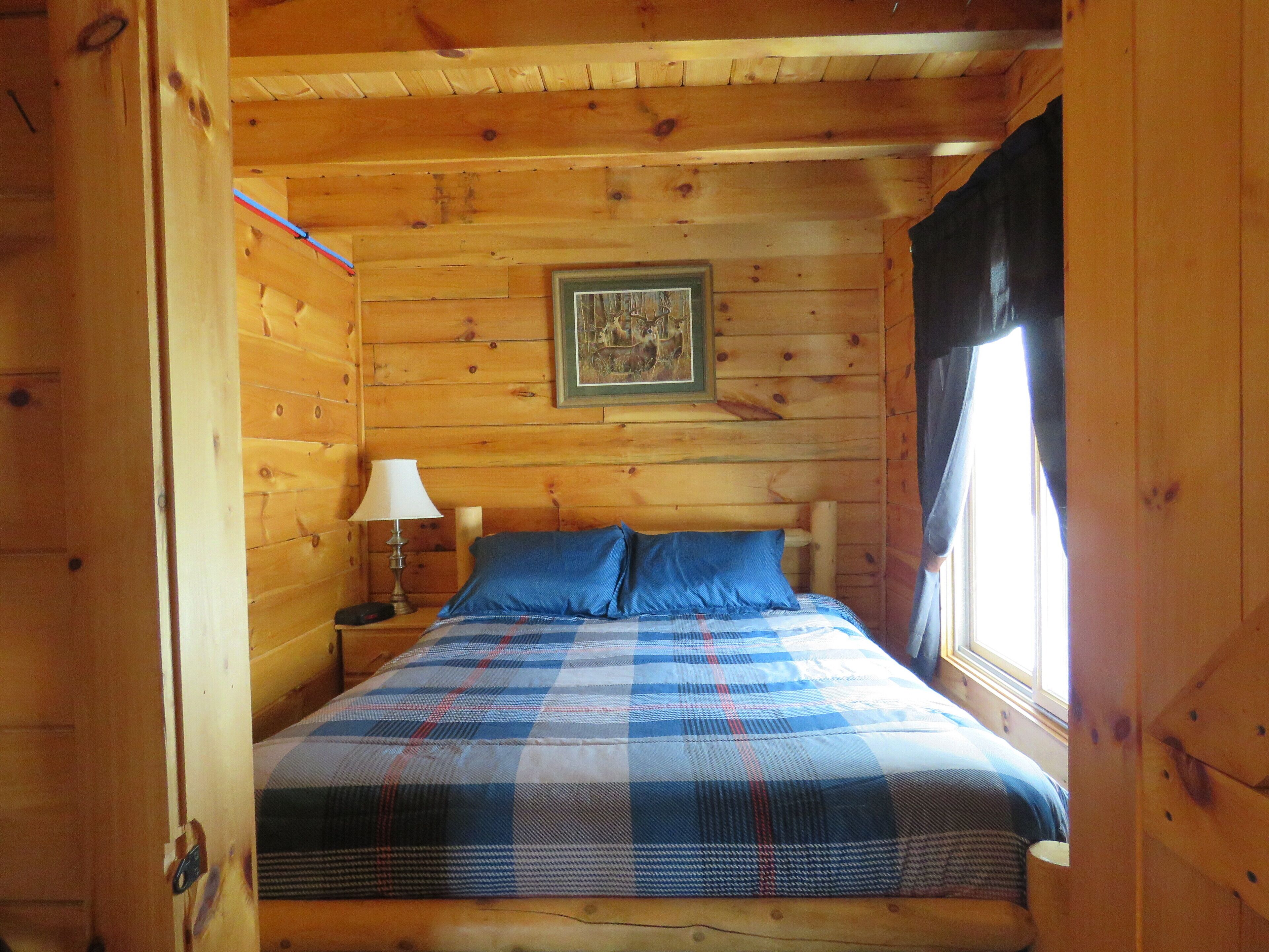 Modern cabin, large interior space,  sleeps 6.