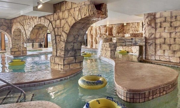 Indoor pool, a heated pool