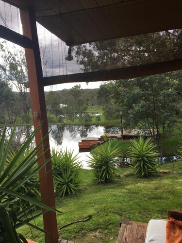 Buddha Rose in Hepburn Springs is on 3 acres giving you privacy in bush setting