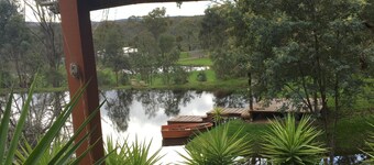 Buddha Rose in Hepburn Springs is on 3 acres giving you privacy in bush setting