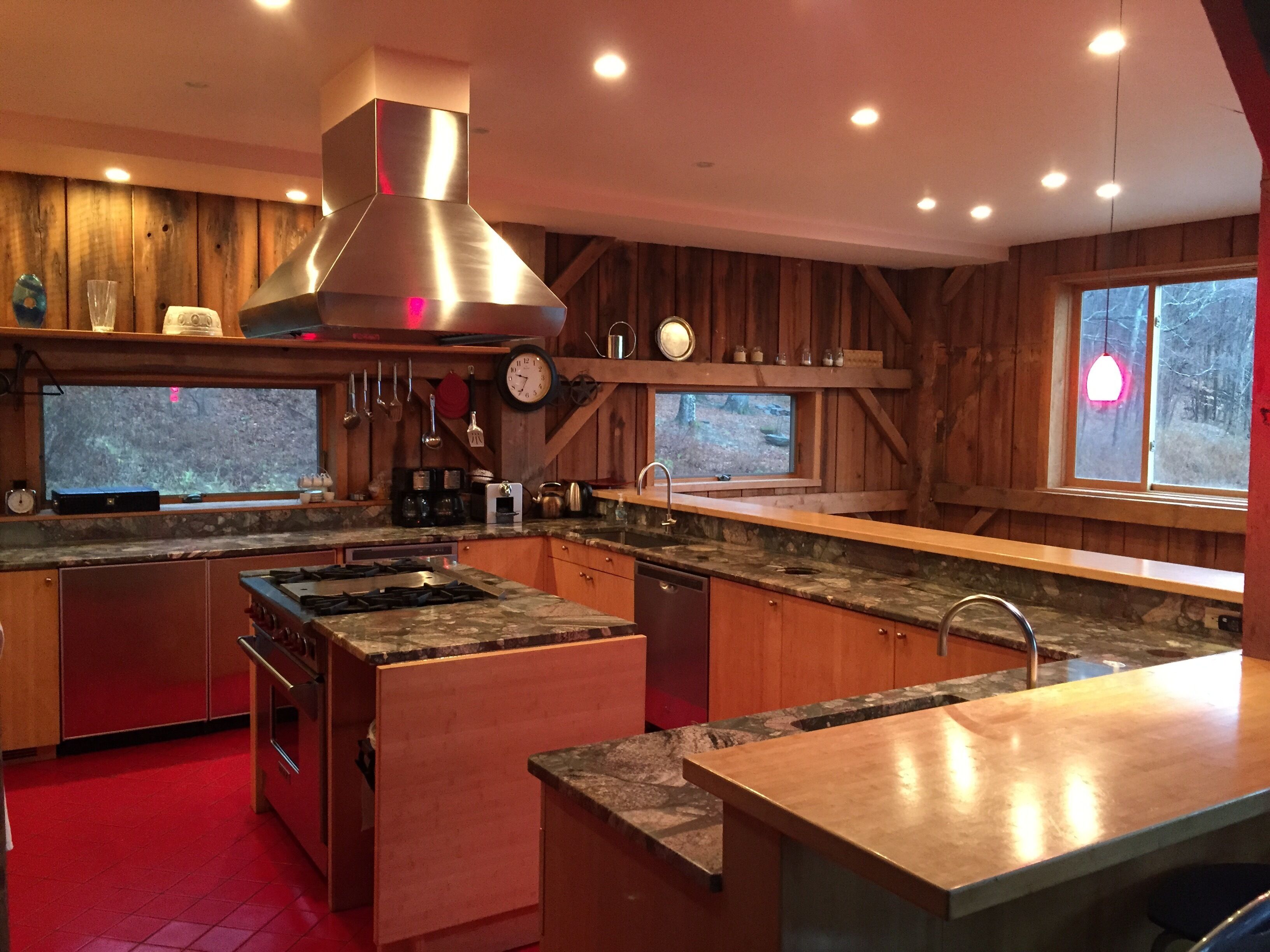 5500sqft Mountain Barn on 300 wooded acres. Stunning structure, amazing views!