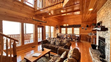 Smart TV, chimenea, videojuegos y Hulu