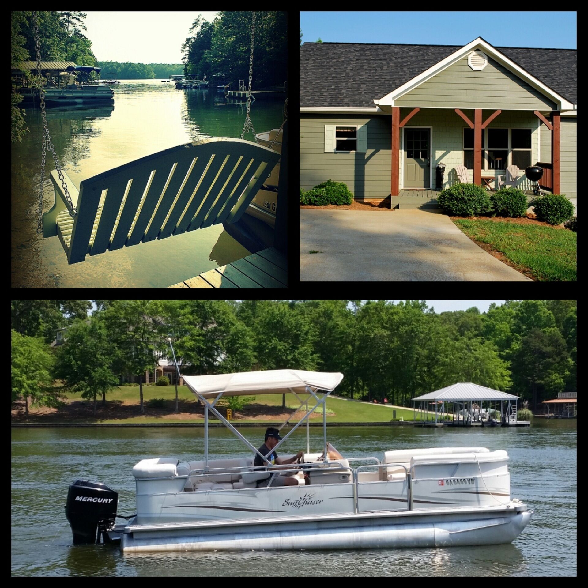  Beautiful Lake House With Pontoon Boat Available! Jet Ski Rental Also Available