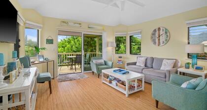 Hanalei Bay Villa Cottage 2Br 2Ba with Mountain Views HBV24