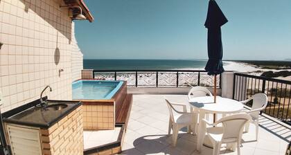 Beautiful Penthouse on the Beachfront of Praia Grande