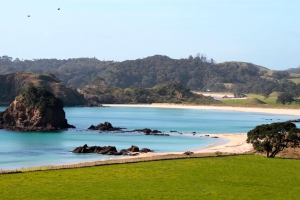 On the beach, beach towels