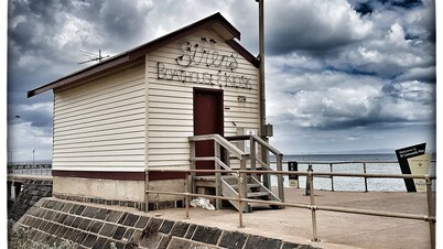 Back of the golf course cottage