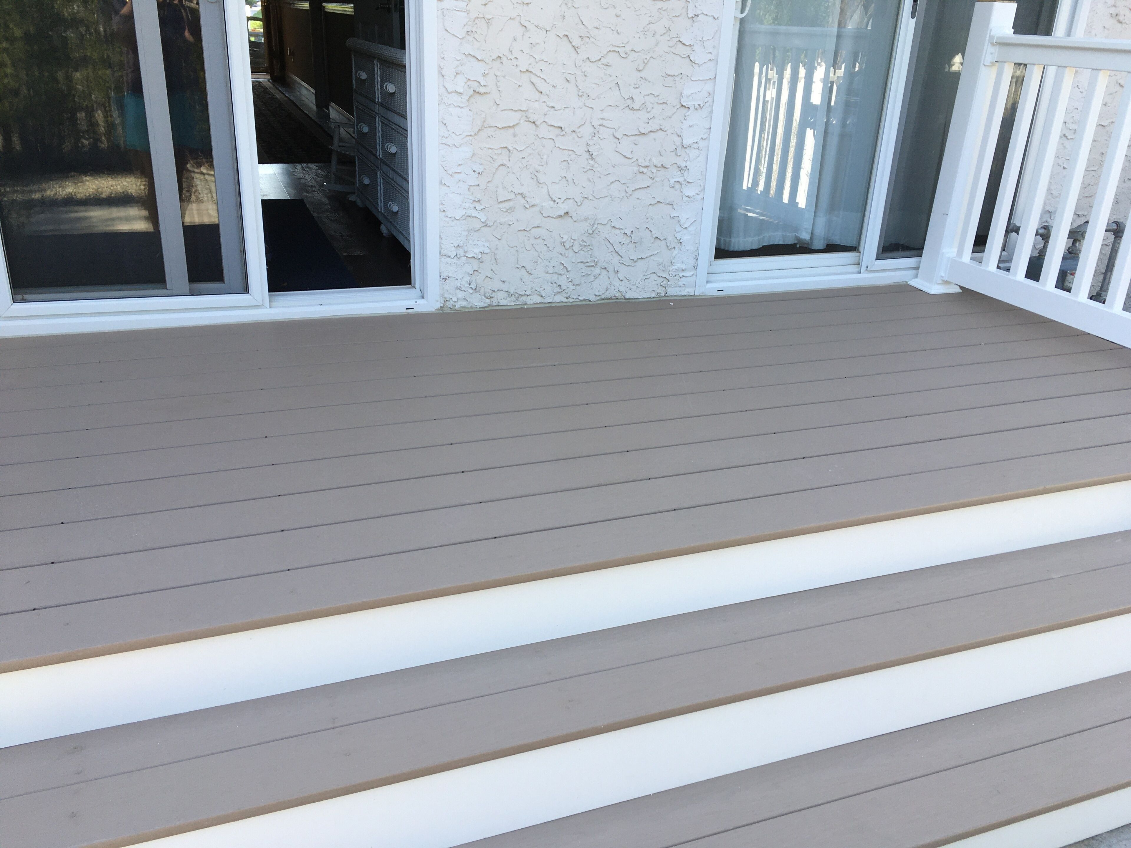 Lower deck off bedrooms