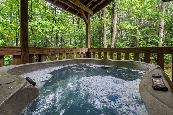 Bain à remous extérieur