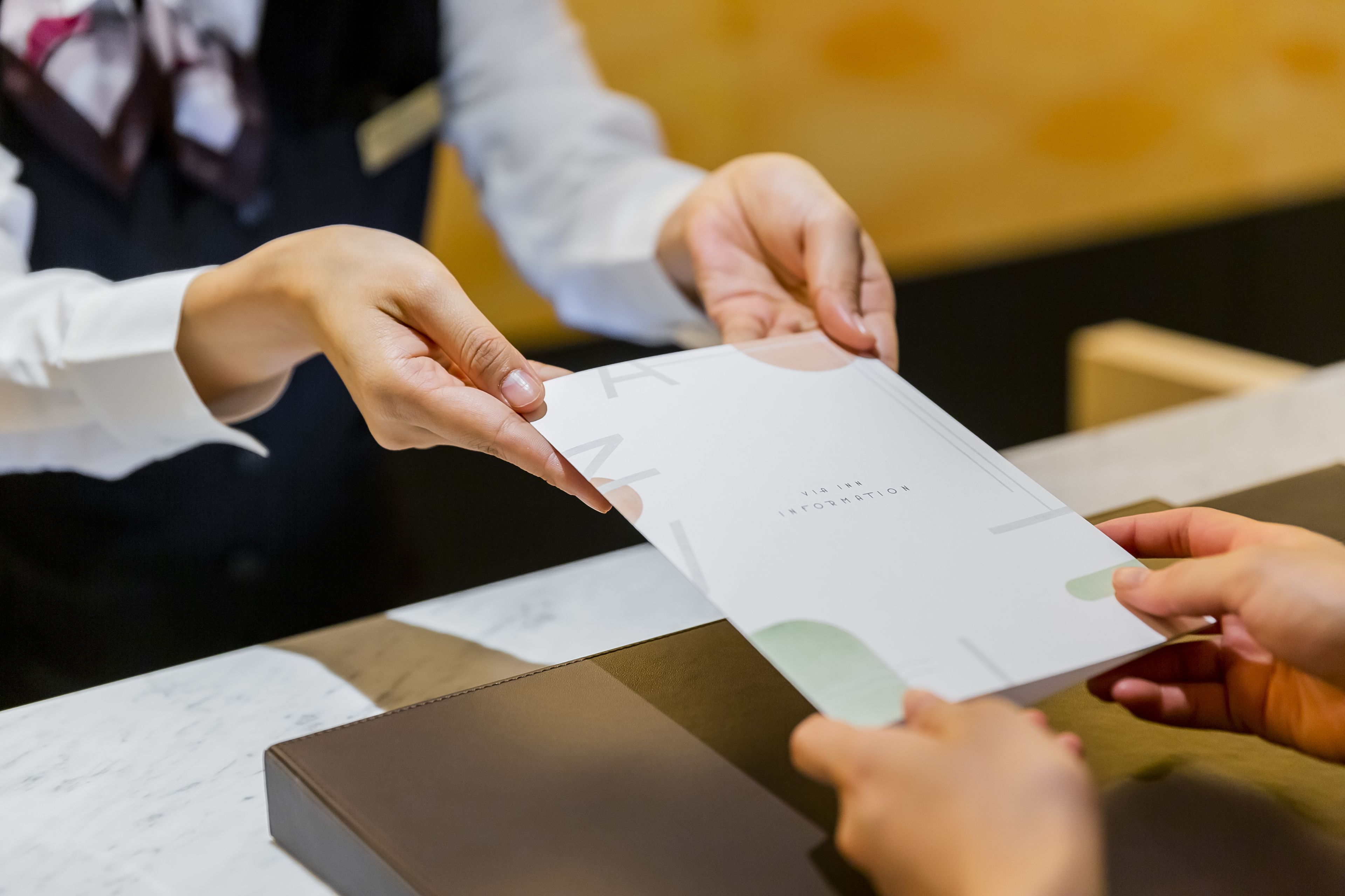 check-in/check-out kiosk