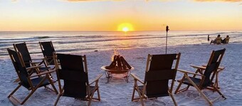 Beach House w/ Private Pool on Thomas Drive - Steps from the Beach