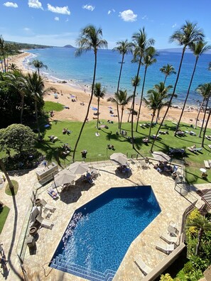 Et oppvarmet basseng