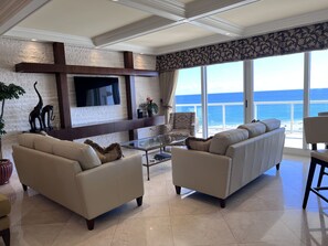 Smart TV, DVD player, books, video library