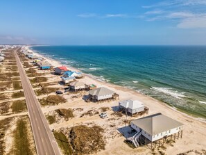 Accommodatie ligt op het strand