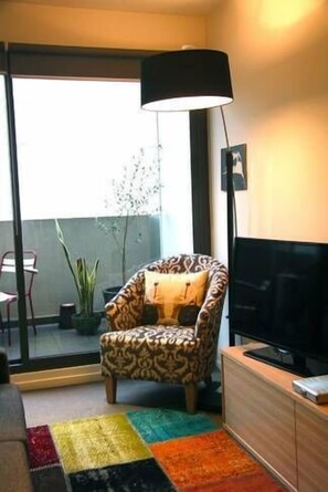 Una televisión, videojuegos, un reproductor de DVD, libros