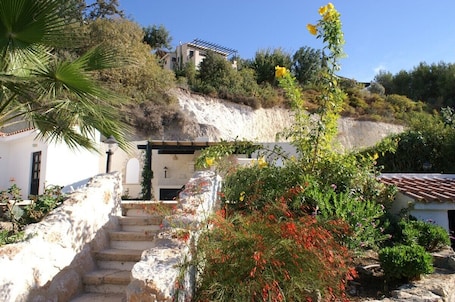 Property grounds. Single storey villa in Kamares Village, Tala, Paphos with private pool
