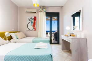 3 bedrooms, in-room safe, iron/ironing board, free WiFi - Anna Maria Villa, sumptuous design (Rethymno)