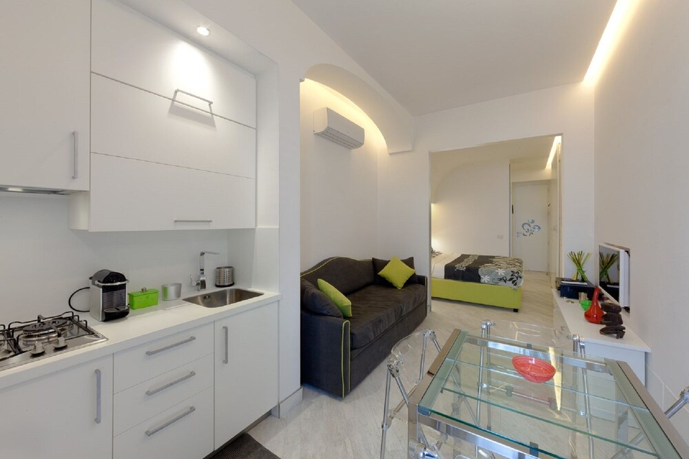 Boutique House Fió in the living room of Ischia
