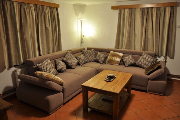 TV, fireplace, DVD player, video library