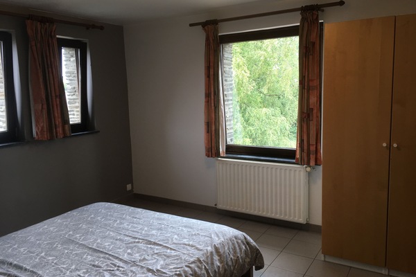 1er étage - deuxième chambre avec lit double 160 cm et 2 lits superposés 90 cm